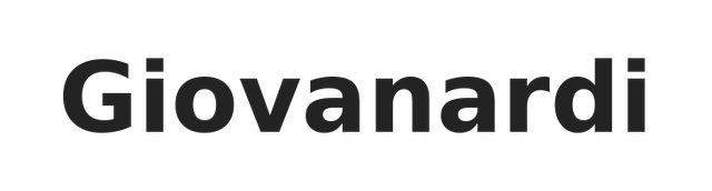 Logo Giovanardi — tissus techniques pour rentoilage de stores